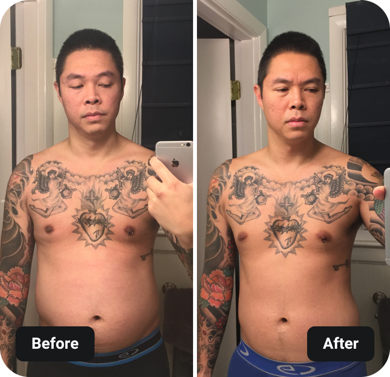 3 Day Refresh cleanse before and after results