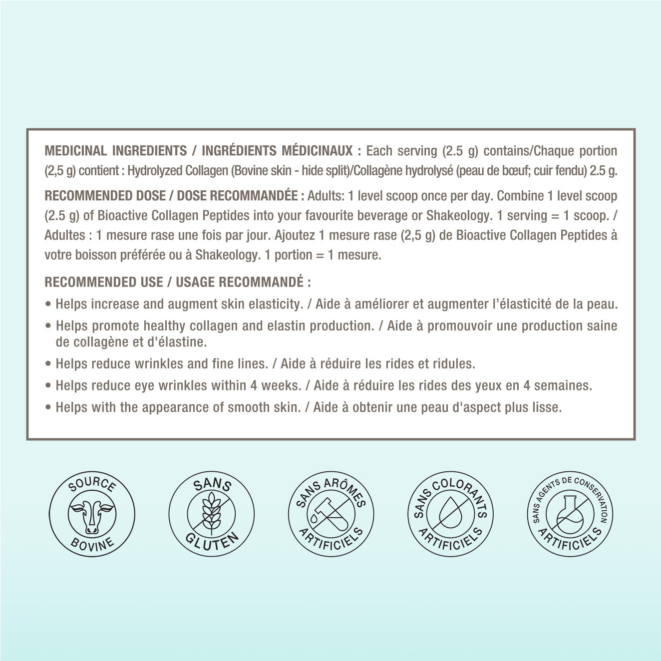 Collagen supplement facts