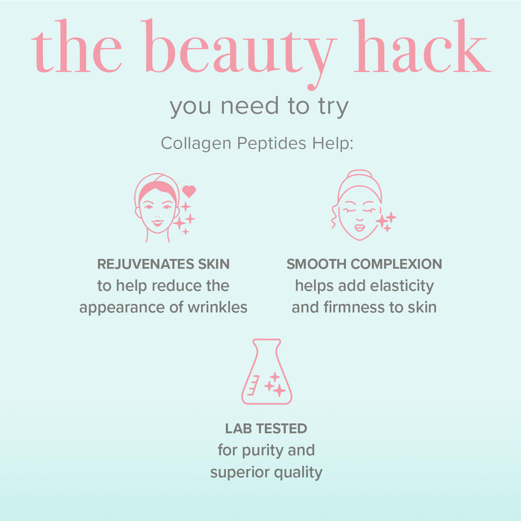 Collagen peptides beauty hacks