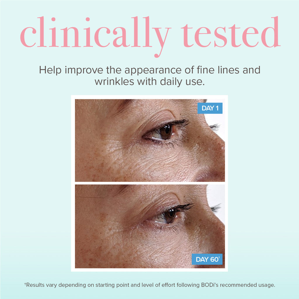 Collagen before and after fewer wrinkles