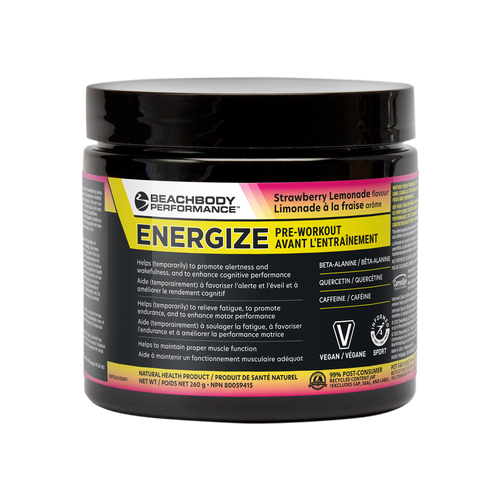 Energize Strawberry Lemonade tub