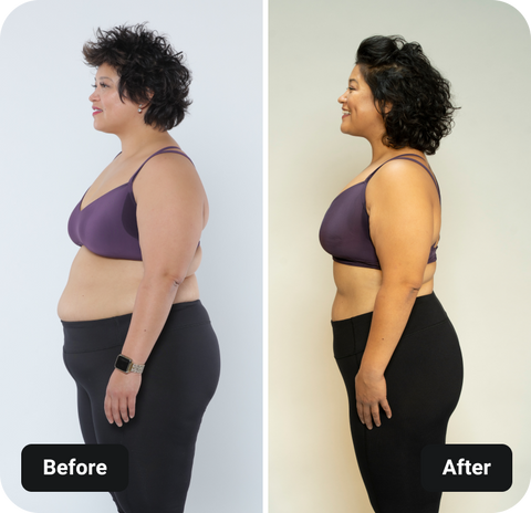 Portion Fix before and after results