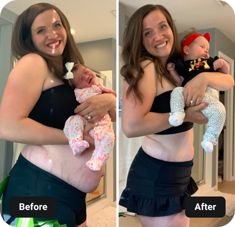 Pre and Post Natal Barre Blend before and after results