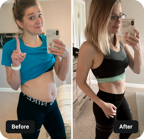 Pre and Post Natal Barre Blend before and after results