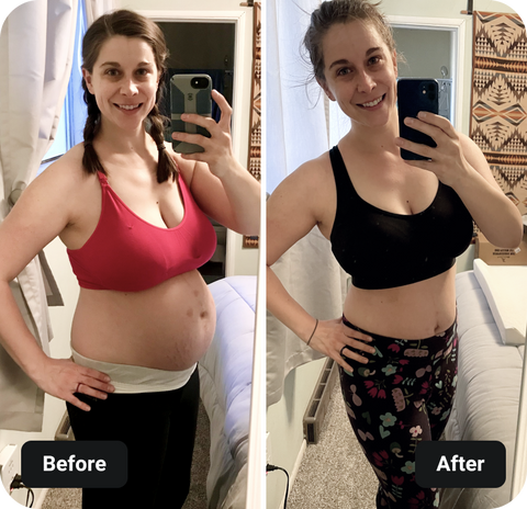 Pre and Post Natal Barre Blend before and after results