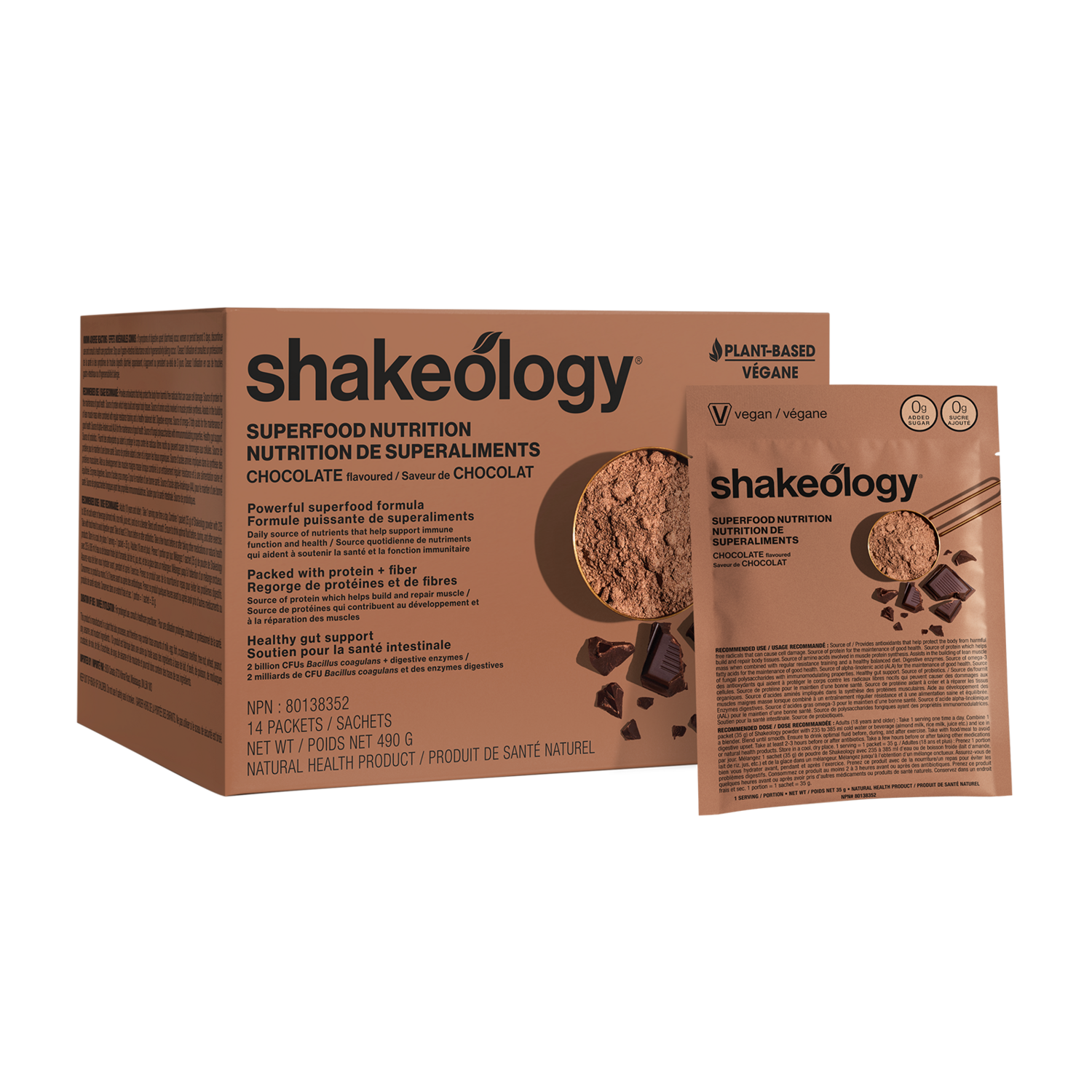 Shakeology 0g Sugar Chocolate