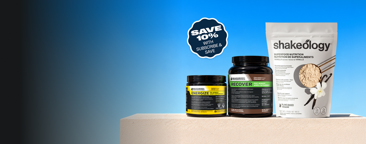 Three Supplement Containers. Buy any supplement and save 10% with Subscribe & Save.
