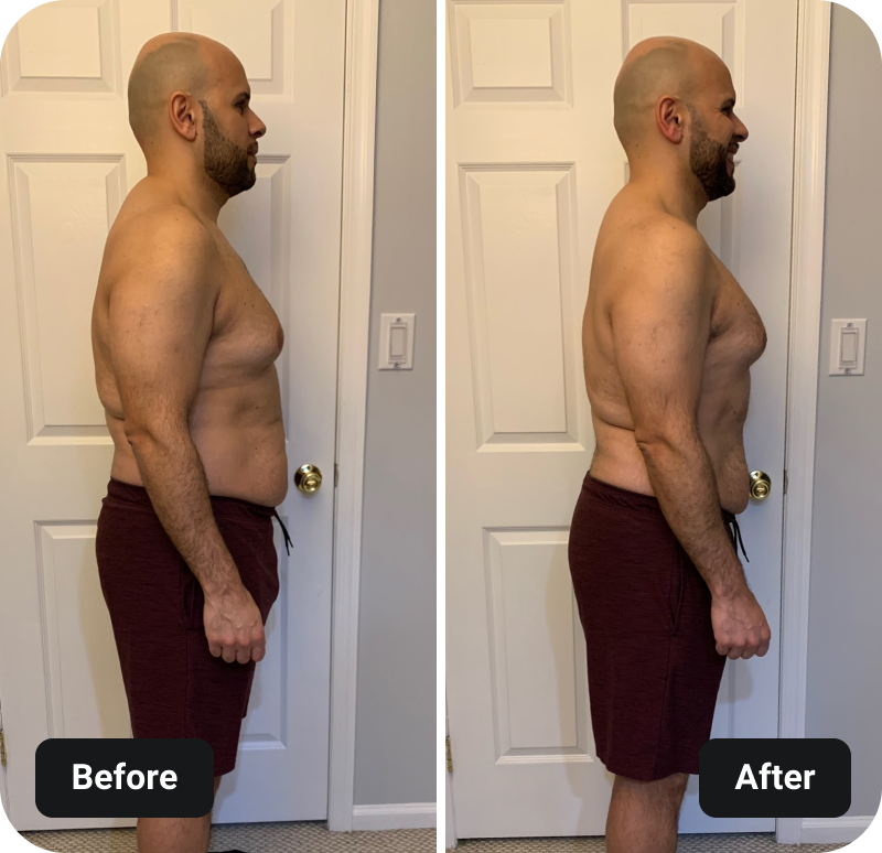 4 Week Gut Protocol before and after results