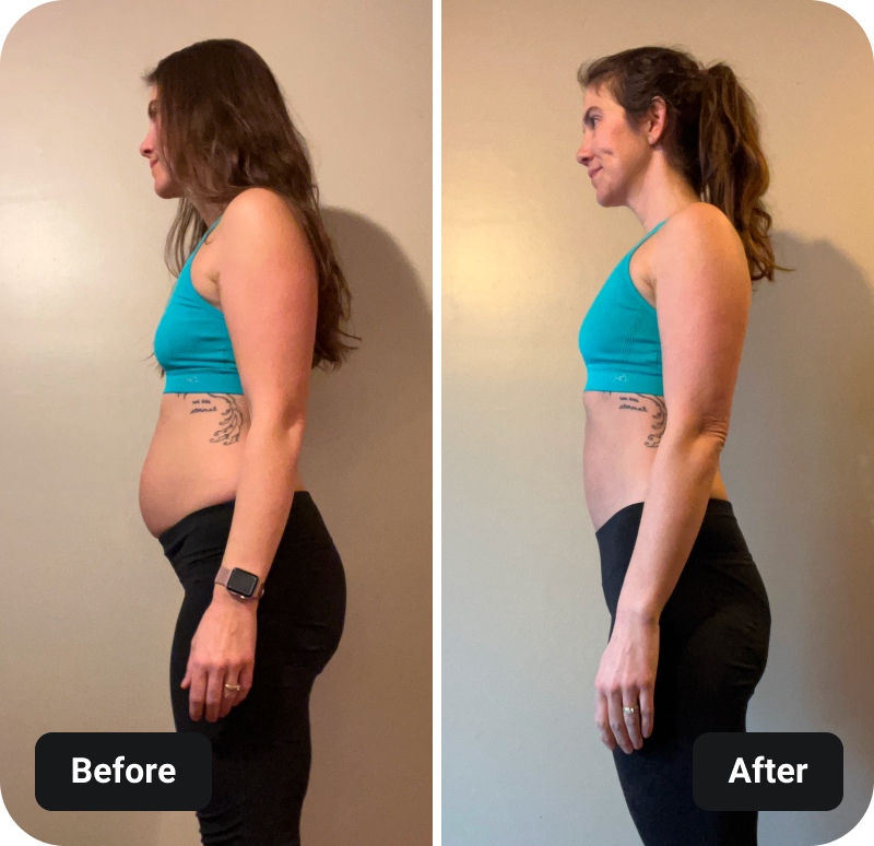 4 Week Gut Protocol before and after results