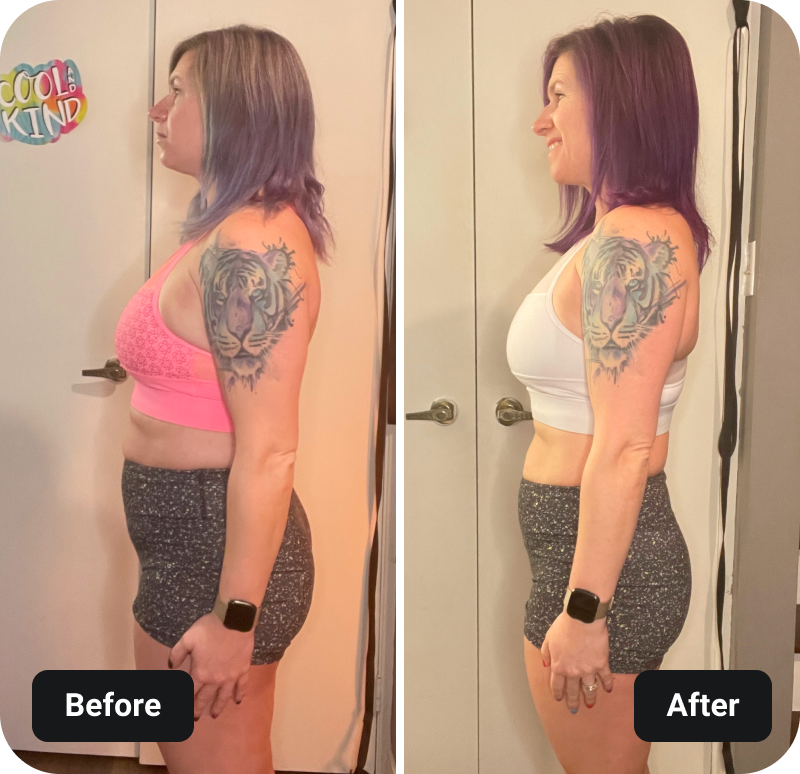 4 Week Gut Protocol before and after results