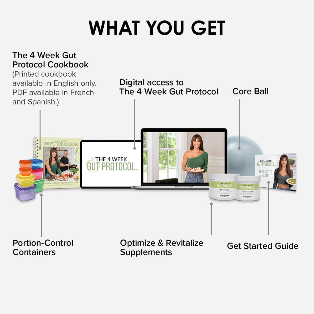 The 4 Week Gut Protocol what you get