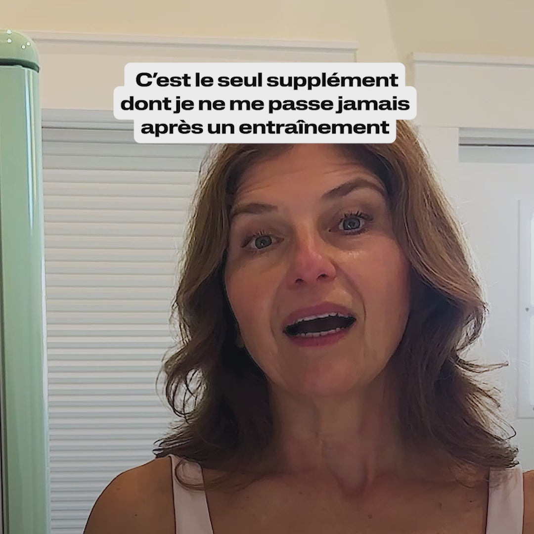 Bernadette Z discusses workout recovery benefits of Recover Post Workout after exercise soreness experiences in UGC video